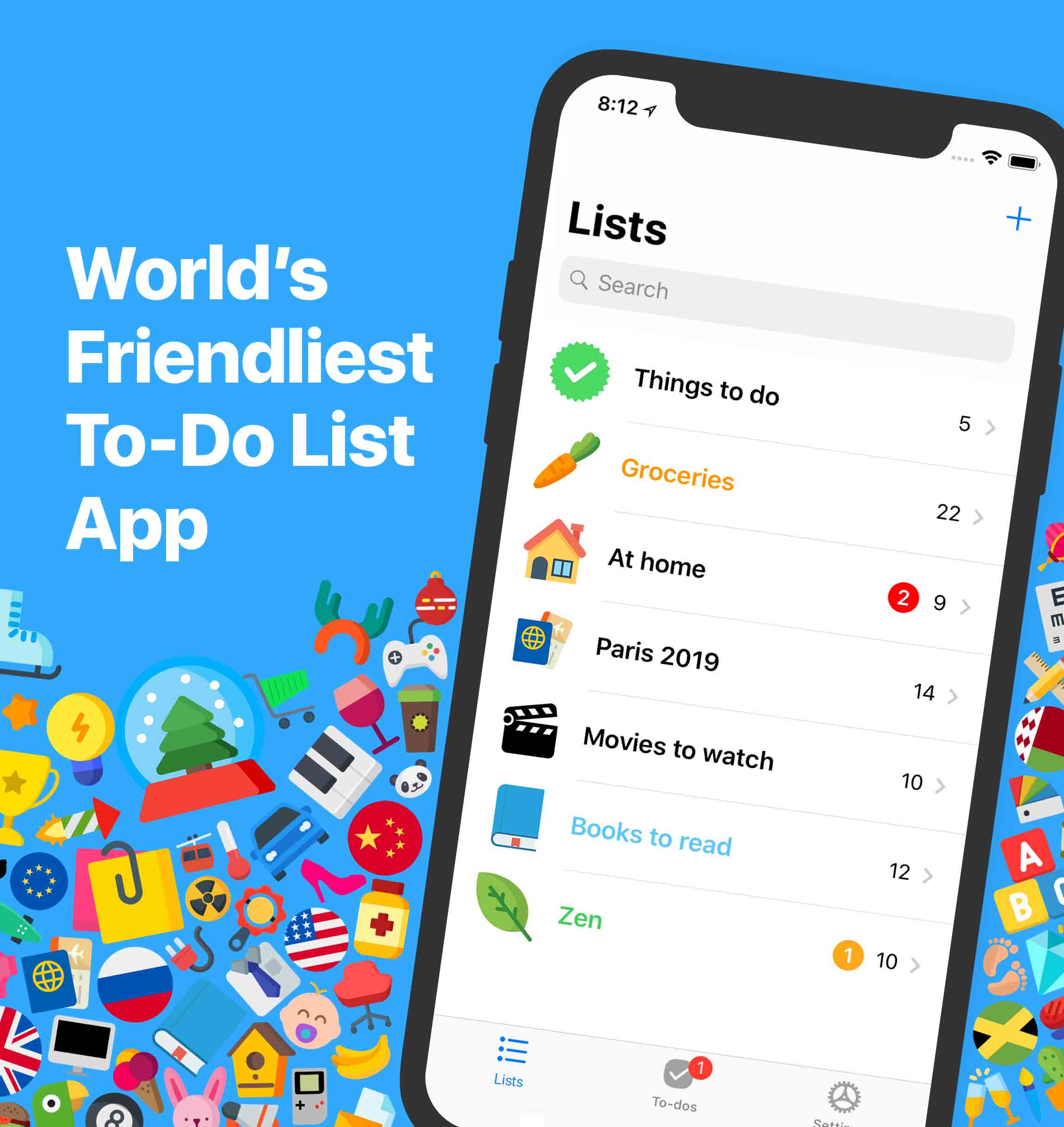 pocket lists app